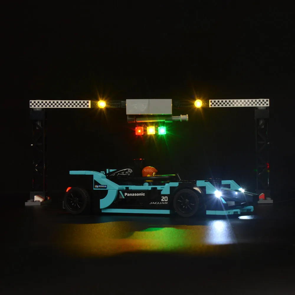 EASYLITE LED Light สําหรับ Speed Champions 76898 สูตร E Racing GEN DIY ของเล่นบล็อกอิฐเท่านั้นชุดไม่รวมรุ่น