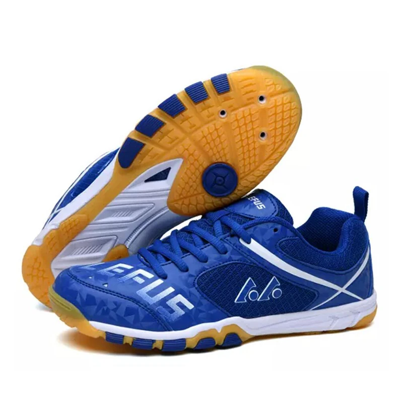 Zapatos de tenis de mesa transpirables antideslizantes para hombre y mujer, zapatillas de entrenamiento para deportes al aire libre, calzado deportivo resistente al desgaste