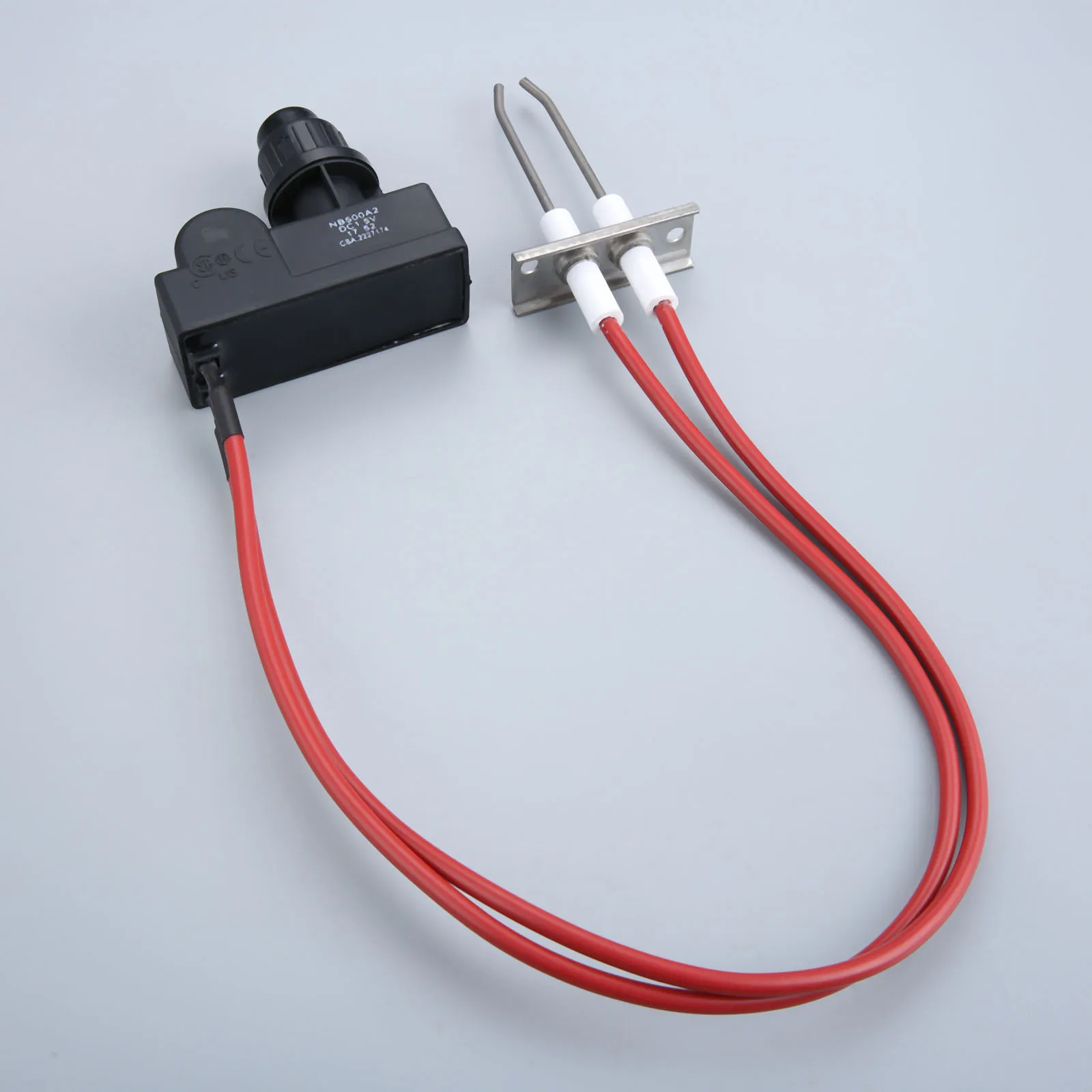 

1PC Universal Electronic Igniter Button Kit Double Ignition For Char-Broil BBQ Grill Water Gas Heater