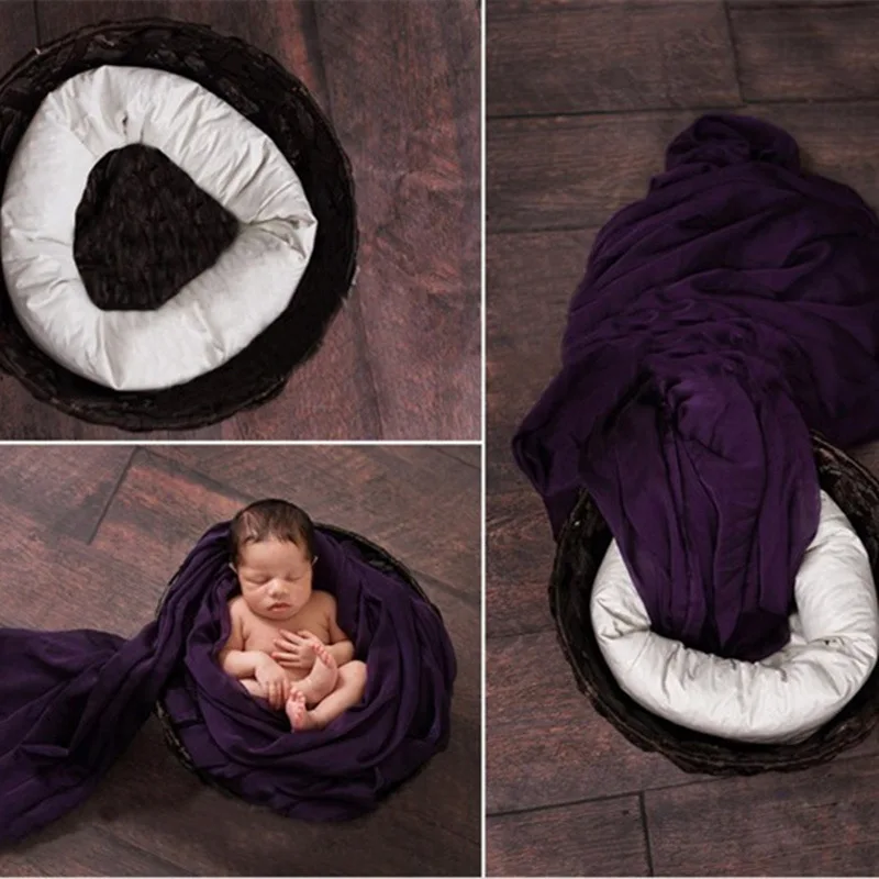 Newborn Photography Props Infant Pillow Full Moon Baby Posing Pillows Cushion Baby Photo Shooting Posture Assistant Wheat Circle