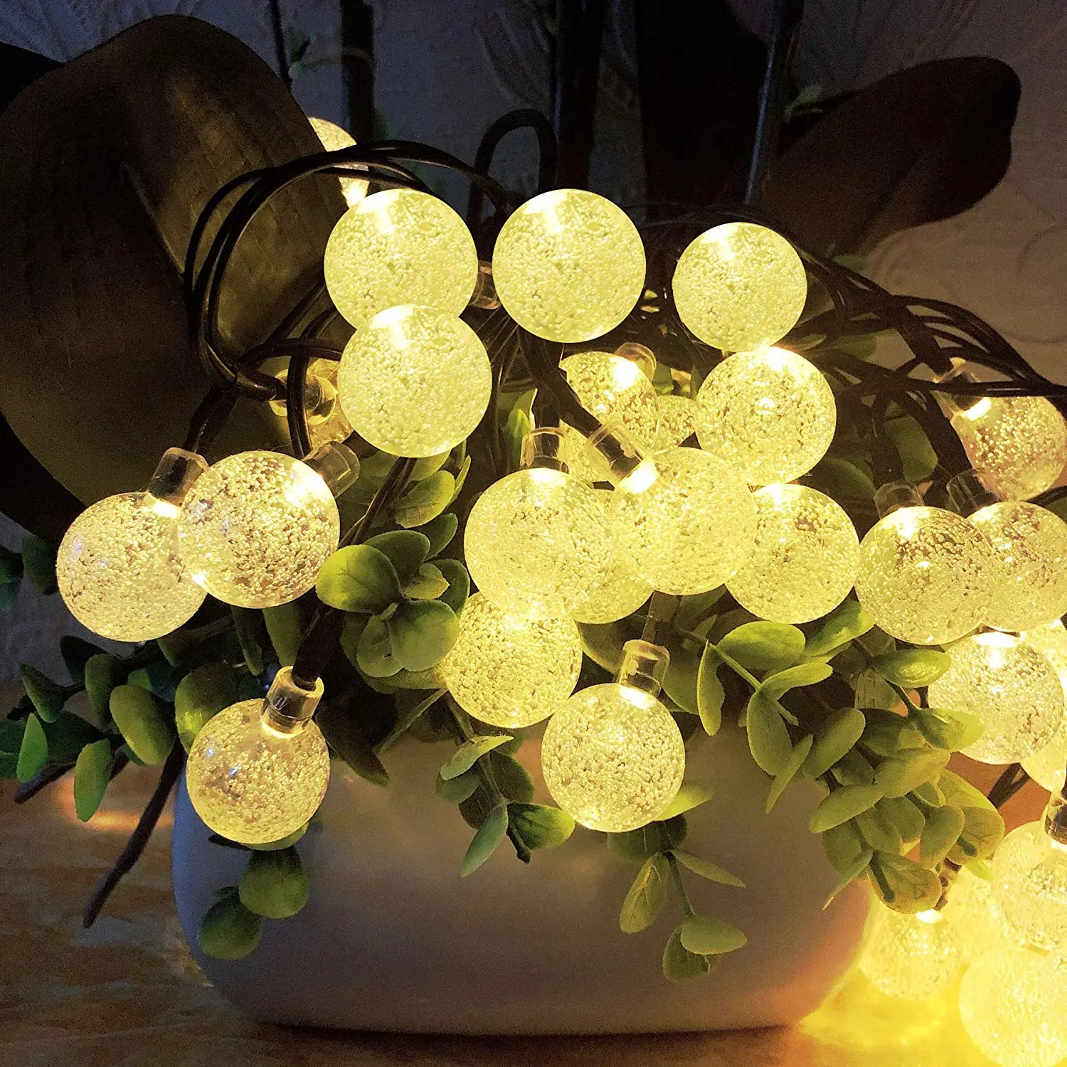 Outdoor Solar Bulb Solar String Light LED String Fairy Light Solar Powered Garland Led Solar Lamp Outdoor Waterproof Garden Lamp