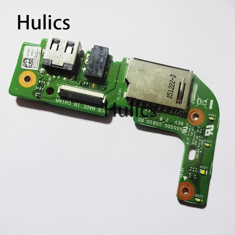 

Hulics Used For ASUS X555 X555DG USB IO AUDIO CARD READER BOARD REV:2.0 Rev 2.0