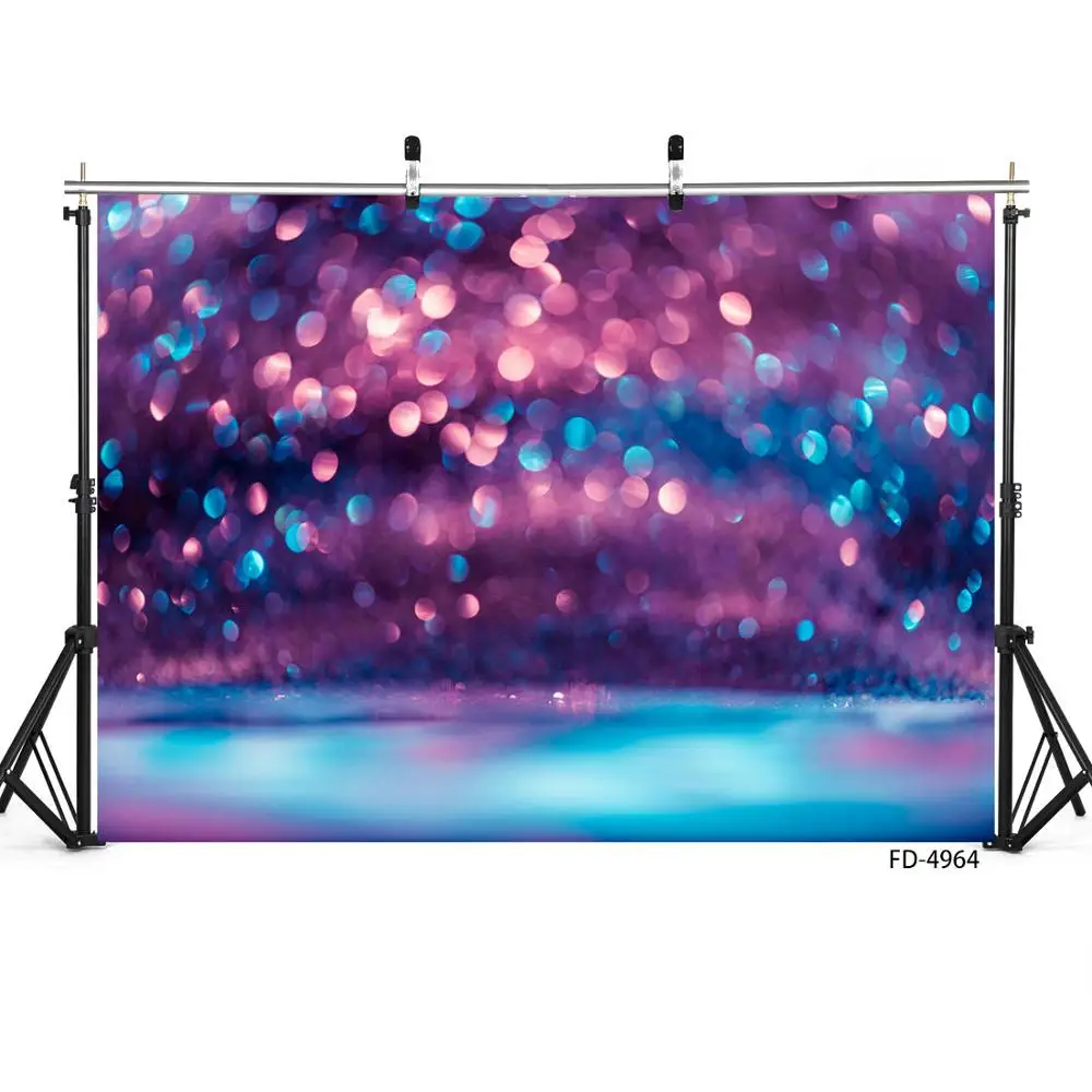 Градиент расклешенные боке фон для фотографирования фоны под заказ для детей на день рождения, вечерние детские Душ фотосессия фон для фото