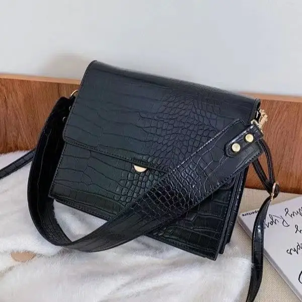 Luxury Brand Female Tote bag Fashion New Quality Leather 2021 Women\'s Designer Handbag Crocodile pattern Shoulder Messenger Bag