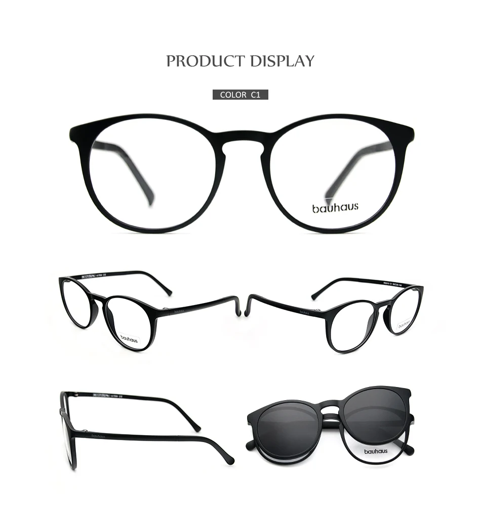 RS010 Benutzerdefinierte Männer Frauen Polarisierte Optische Magnetische Sonnenbrille Clip Magnet Clip auf Sonnenbrille Polaroid Clip auf Sonnenbrille – Detail 8