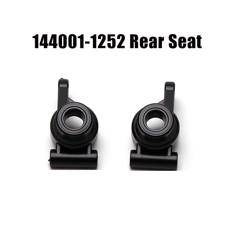 Wltoys 1:14 RC Car Spare Parts 144001-1251 Front/Rear Wheel Seat Assembly RC Car Parts 1252 for 144001 Upgrade Metal Parts