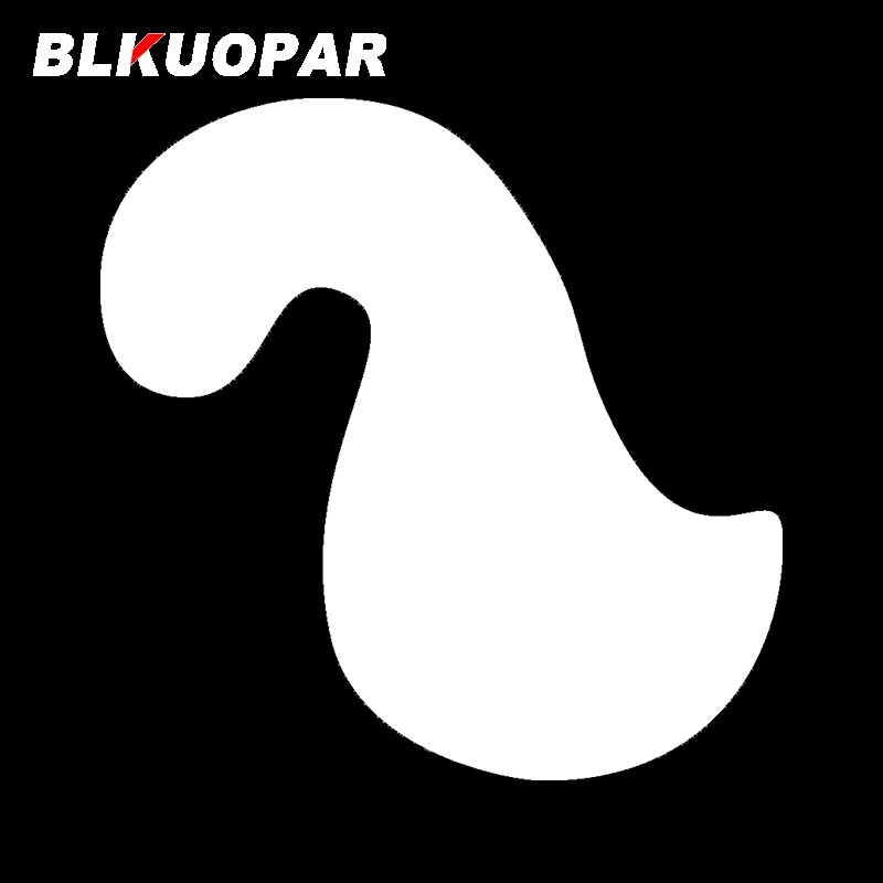 BLKUOPAR for Abstract Shape Silhouette Car Stickers Vinyl Decals Skateboard Windshield Waterproof VAN Sunscreen Custom Printing