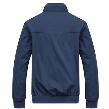 2025 Spring Autumn Casual Solid Fashion Slim Bomber Jacket Men Overcoat New Arrival Baseball Jackets Men's Jacket M-6XL 8XL Top 2