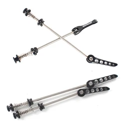 Titanium Alloy Bicycle Hubs Screw Rods, Axis Screw, QR Skewer Lever Parts, Bike Quick Release, 1 Pair