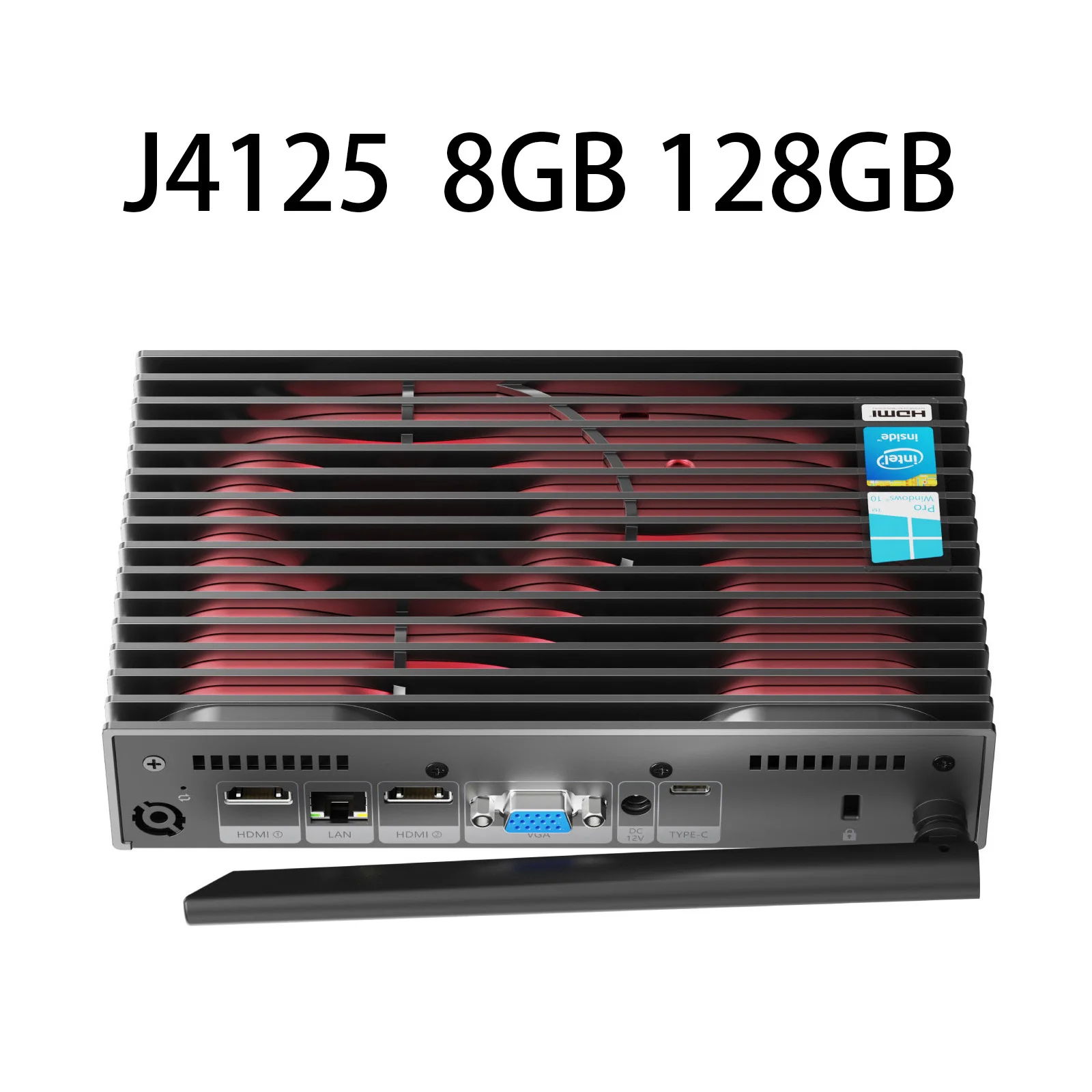 MeLE Triple 4K Display Mini PC Intel Celeron J4125 Quad Core 8GB