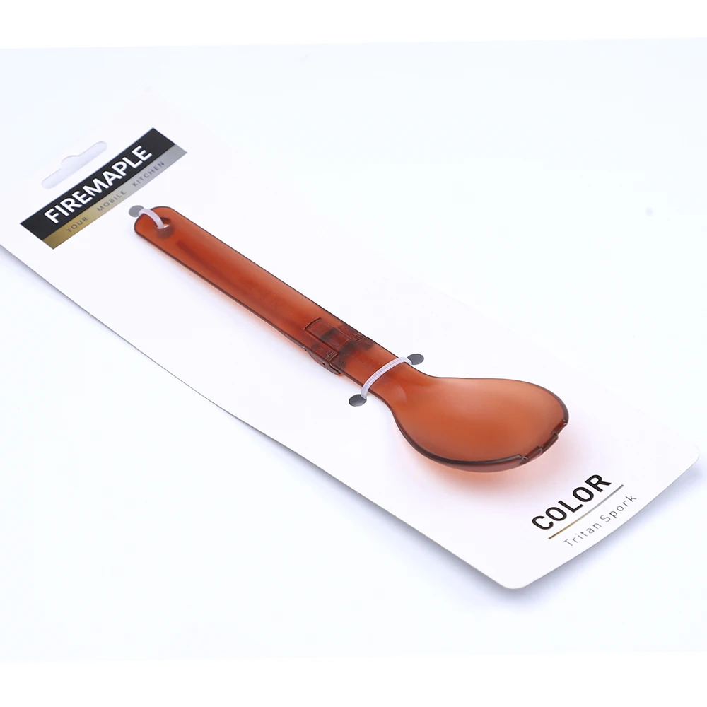 Fire Maple Color Tritan Spork Lepel Camping Draagbaar serviesgoed Wandelen Lichtgewicht diner kookgerei Vork voor reizen Backpacken