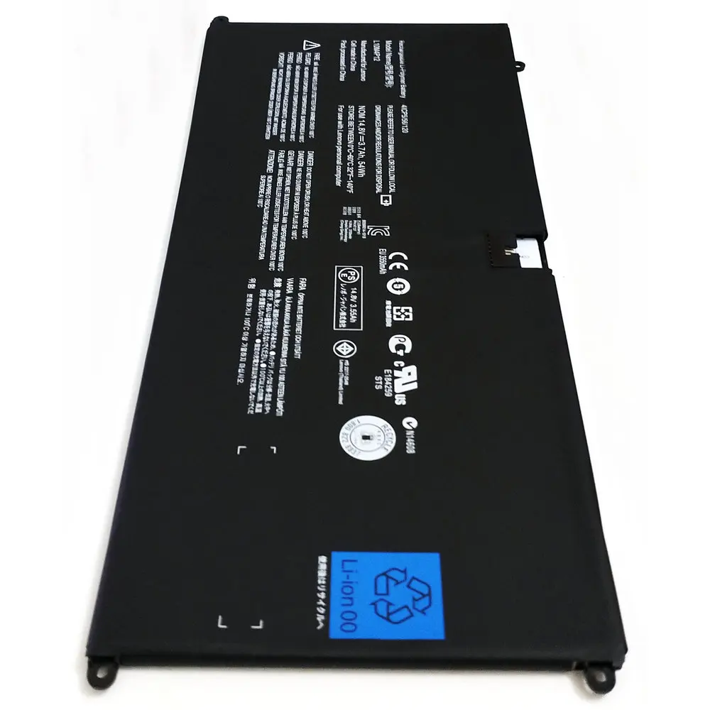 Imagem -06 - Bateria do Portátil para Lenovo Ideapad L10m4p12 Genuíno Ioga 13 U300 Série U300s 4icp5 56 120 14.8v 54wh 3700mah