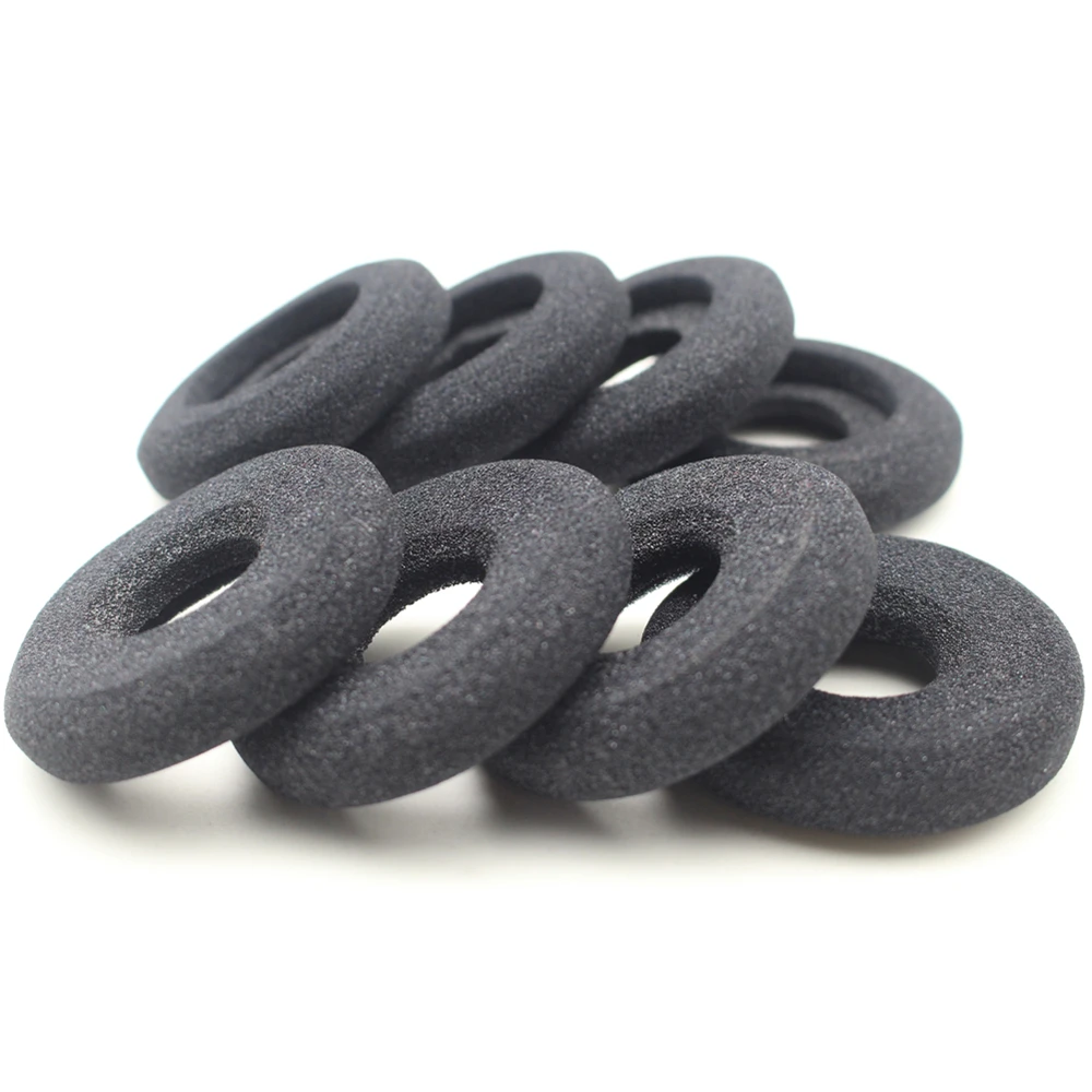 50 almofadas da orelha da espuma do donut dos pces para plantronics supra mais encore e hw251n hw261n hw510 hw510v hw520