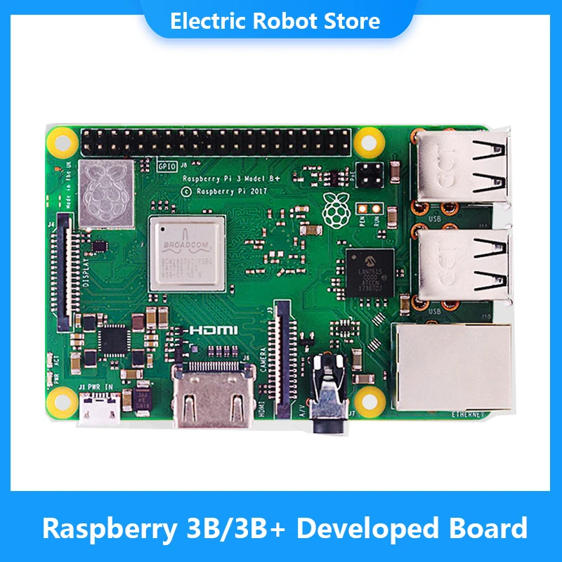 Raspberry 3 Model B ModelB Plus Board 1.4GHz 64-bit Quad-core ARM Cortex-A53 CPU with WiFi&Bluetooth