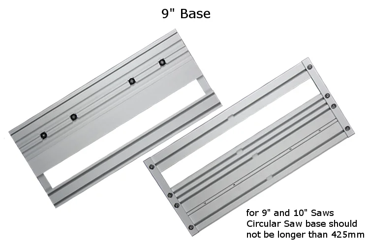 7 "/9" Inch Universele Basis Voor Cirkelzaag Worden Gebruikt Voor Geleiderail Tracks