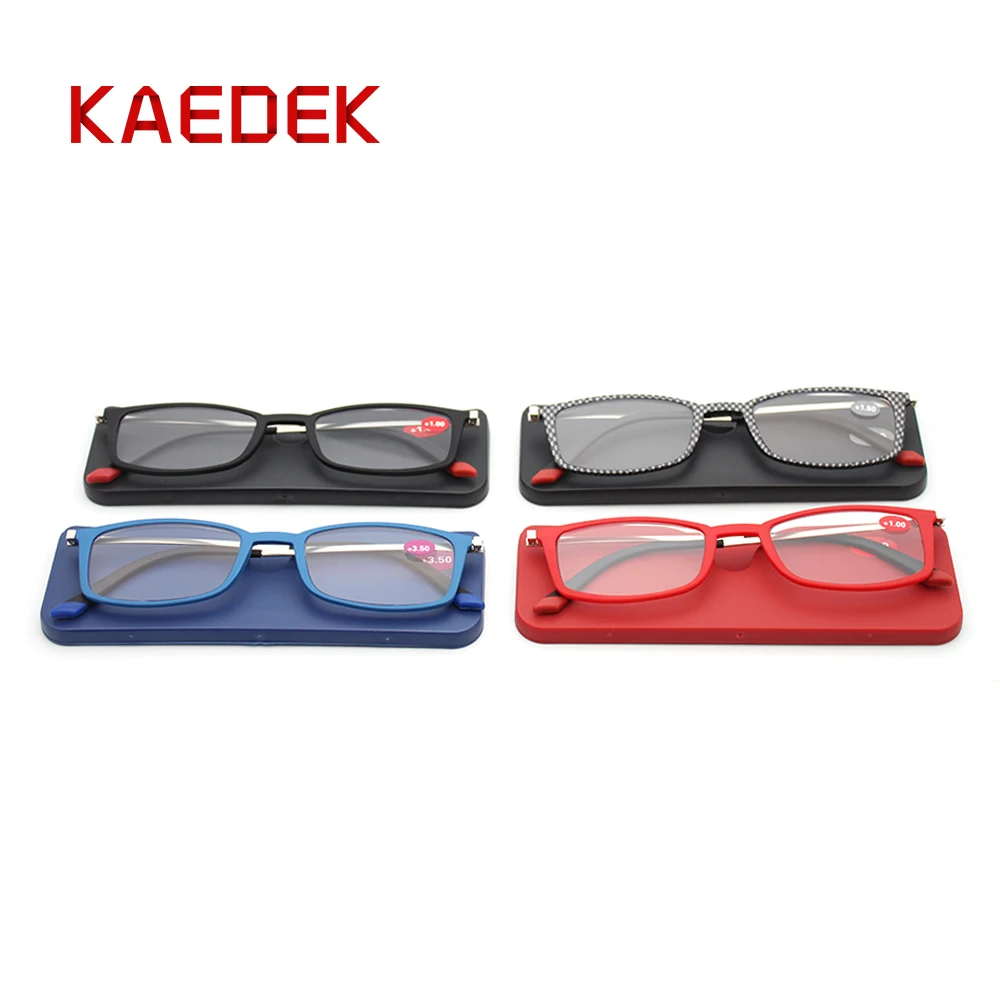 KAEDEK Ultralight Reading Glasses Men Women Unbreakable Glasses High-definition Resin Glasses Presbyopic Prescription Eyewear