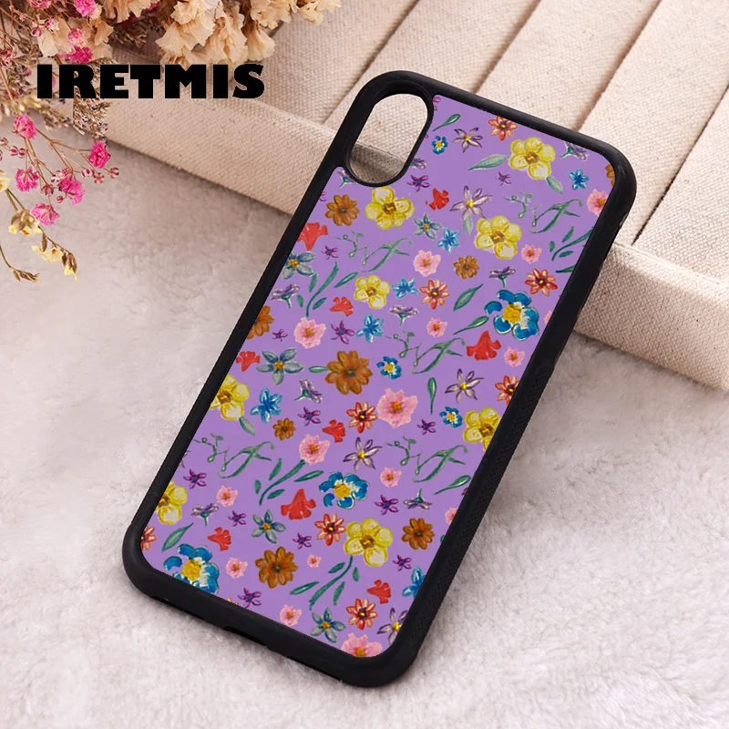 Iretmis 5 5S SE 2020 Phone Cover Case for iPhone 6 6S 7 8 Plus X Xs XR 11 12 13 MINI 14 Pro Max Rubber Silicone Garden Party