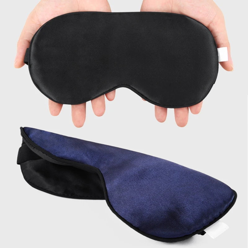 100% Natural Mulberry Silk Sleep Mask Soft and Comfortable Eye Patches Soft Blindfold Smooth Eye Mask Eyeshade Eye Cover Patch