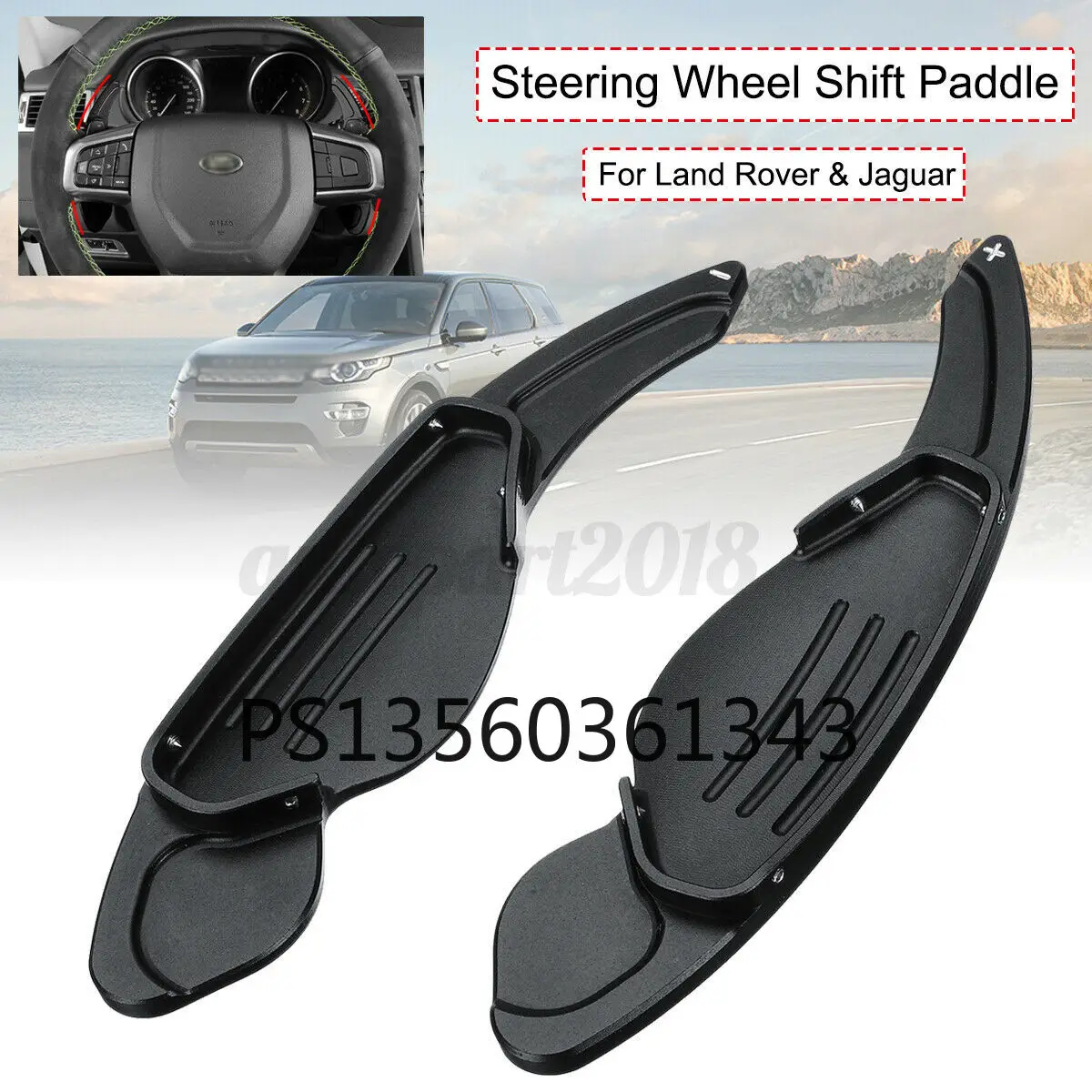 

Steering Wheel Shift Paddle Blade Shifter Extension For Land Rover Jaguar