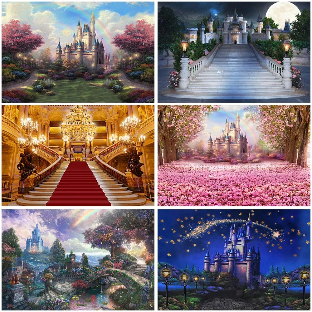 DegradTale-Toile de Fond de Château pour ixd'Anniversaire, Décorations de Fleurs, Accessoires Photo de ixPréChristophe, Fond de Stand de Studio