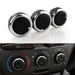 3Pcs/Set For Toyota YARIS VIOS VITZ Vela ECHO XP10 SCION XB Celica Car Air Conditioning Button Turning Switch Knob AC Knob