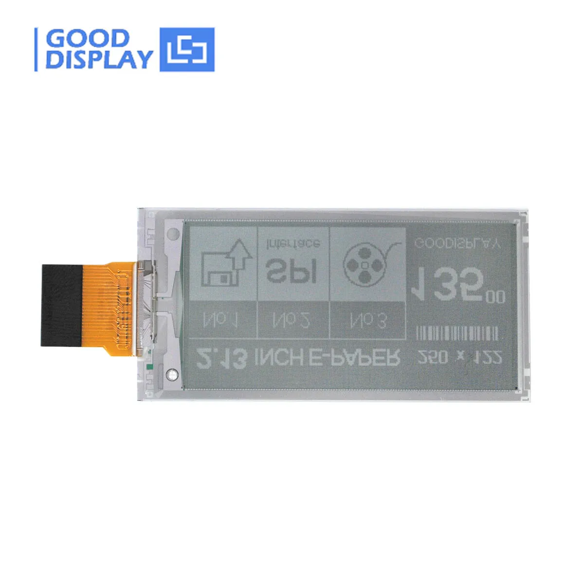 2.13 Inch E Ink Module with Epaper HAT 1.5s Fast Refresh Paper Electronic Display, GDEY0213B74 with adapter board DESPI-C02