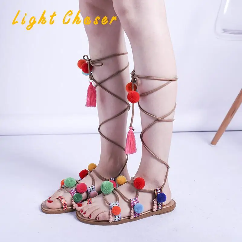 Color Women Flat Sandals Ladies Clip Toe Cross Strap Pinch Sandals Shoes Woman Beach Shoes Casual Sandalen Dames Large Size 43