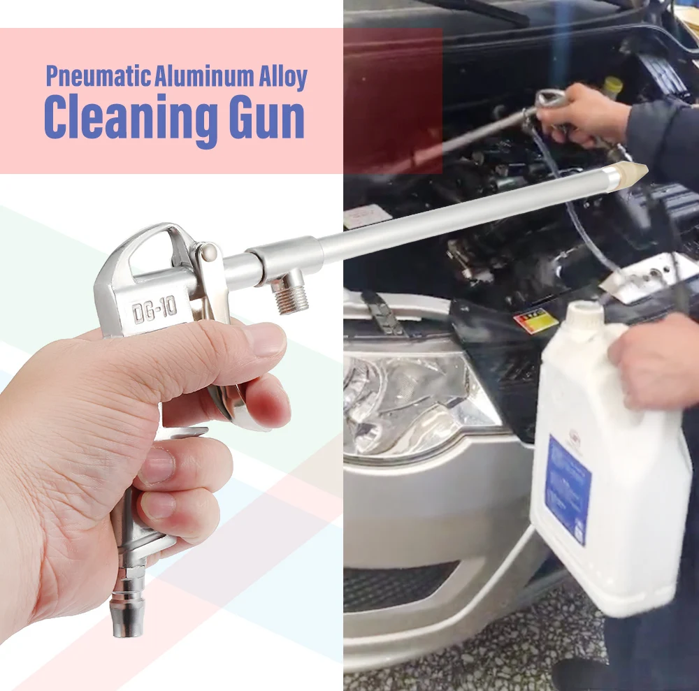 Pneumatic Aluminum Alloy Cleaning Gun Air Blow Powerful Blowing Dust