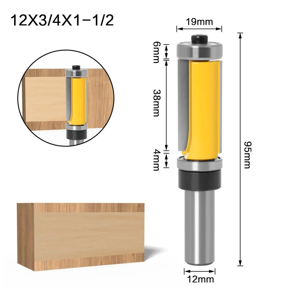 1pc 12mm shank 1/2inch shank  1-1/2\