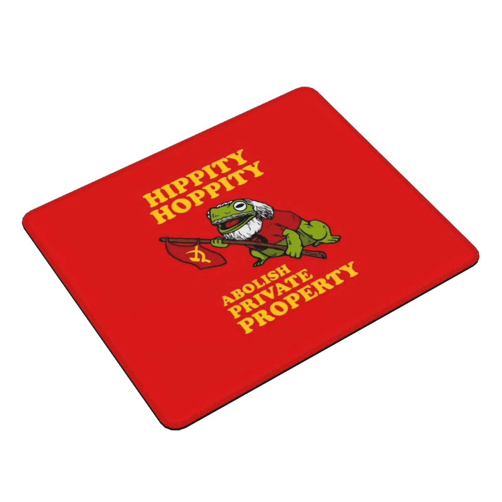 Hippity Hoppity-alfombrilla de ratón de propiedad privada, impresión DIY, Memes comunista, Memes, hippies