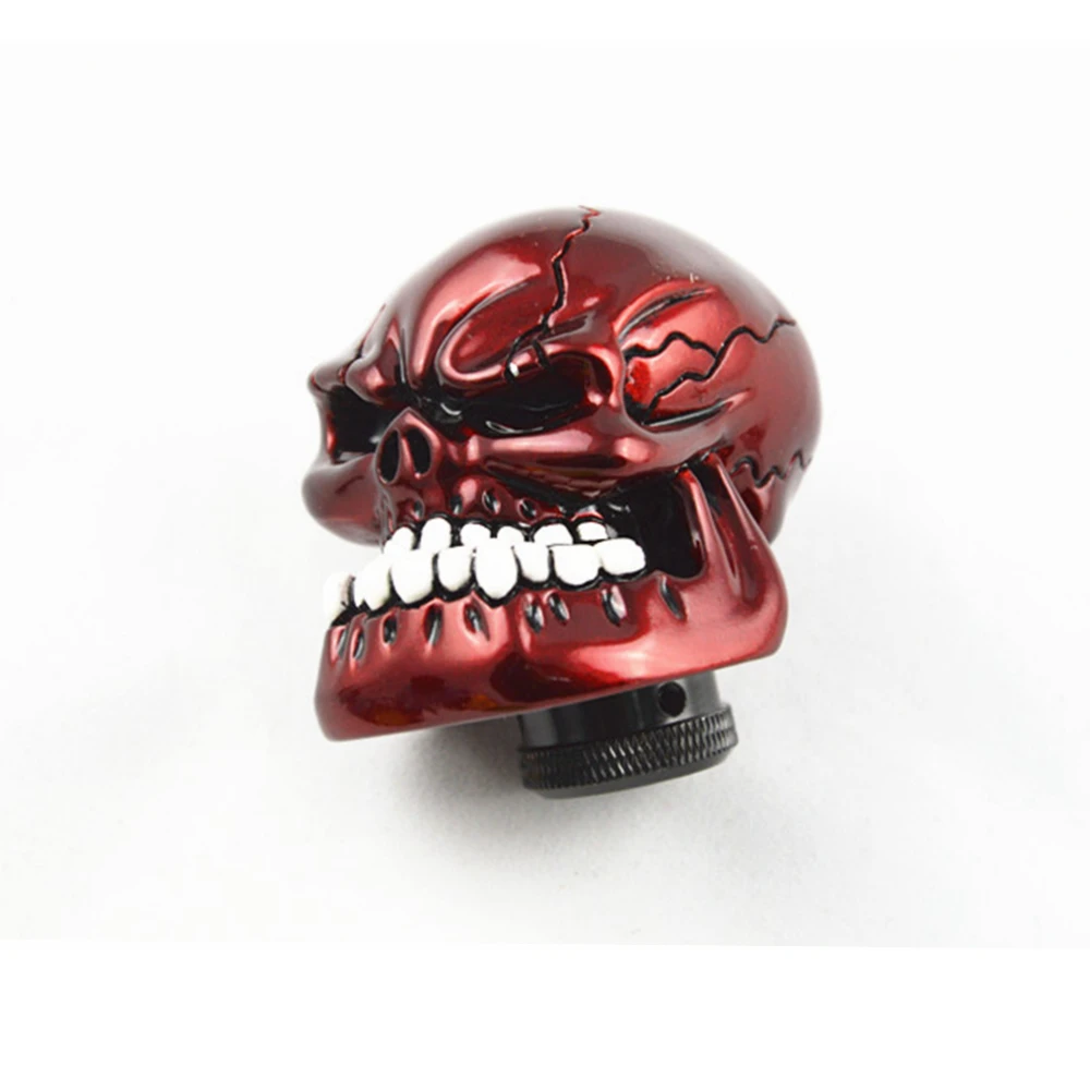 Gear Shift Knob Universal Car Manual Gear stick Shift Shifter Lever Knob Wicked Carved Skull refit Decoration Gear Stick