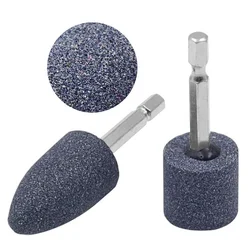 Mini Polishing Head Wheel Tool Cylindrical Hex Shank Grinding Wheel Electric Grinding Accessories for Dremel Rotary Power Tools