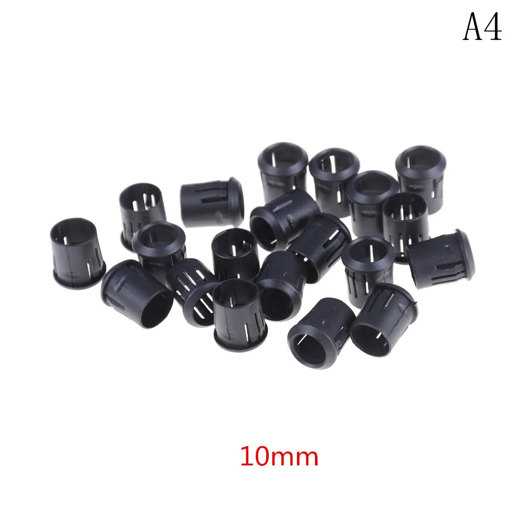 10pcs Black Plastic 3mm/5mm/8mm Lamp Bases LED Lamp Diode Holder Black Clip Bezel Socket Mount