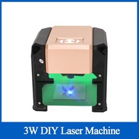 CNC Laser Engraver 3000MW DIY Logo Mark Printer Cutter Laser Engraving Machine Woodworking 80x80MM Engraving Range 3W Mini Laser