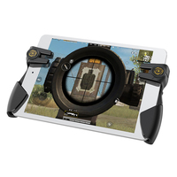 Mobile PUBG Game Controller For Ipad Tablet Six Finger Game Joystick Handle Aim Button L1R1 Shooter Gamepad Trigger