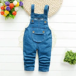 IENENS Kids Baby Jumper Boys Girls Denim Overalls Jeans Jumpsuits Toddler Infant Boy Girl Playsuit Clothes Clothing Pants