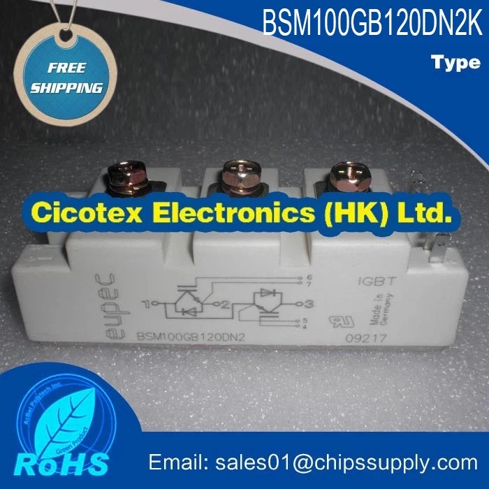 BSM100GB120DN2K IGBT Power Module (Half-bridge Including fast free-wheeling diodes Package with insulated metal base plate)