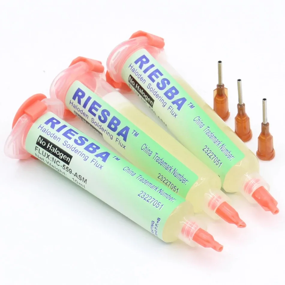 NC-559-ASM NC-223-ASM BGA PCB Solder Paste Welding Advanced Oil Flux Grease 10cc No-Clean Soldering Repair Paste With Needle