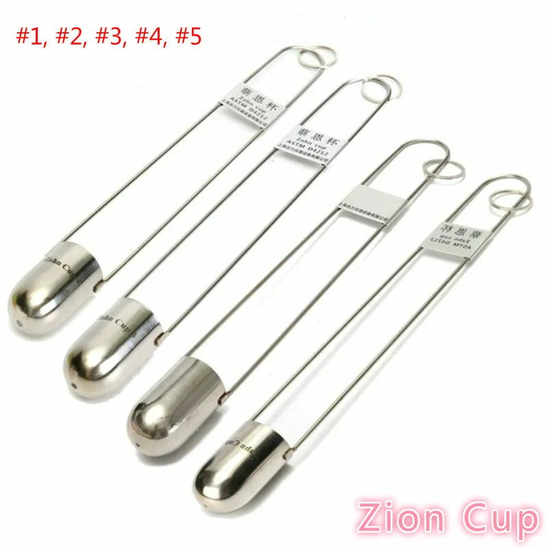 Zahn Cup Dip Type Immersion Viscosity Cup Precise  Stainless Steel  1#2#3#4#/5#