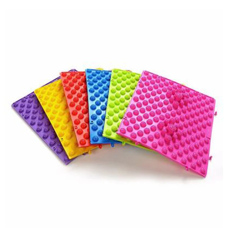 1PC Colorful Kids Sport Reflexology Foot Massage Mat Acupressure Therapy Children Activity Game Sensory Play Games Toys