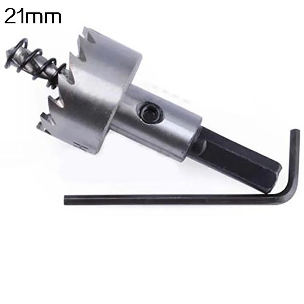 Practical 16-50mm HSS Carbide Tip Tipped Drill Bit Set Metal Wood Alloy Cutter Hole Saw Drilling Tool Кольцевая пила