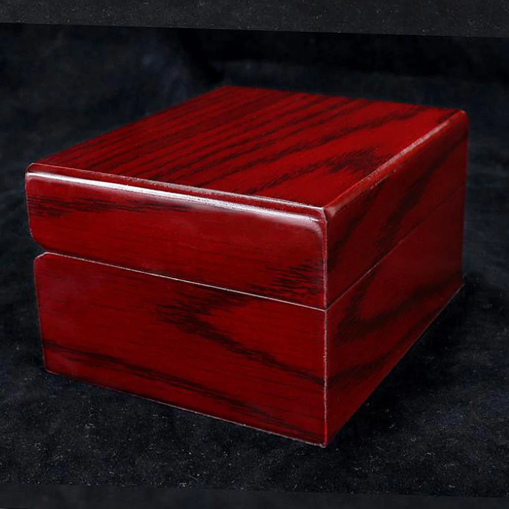 Watch Box Single Slot Luxury Watch Case Display Solid Wooden Men Women Travel Business Showcase