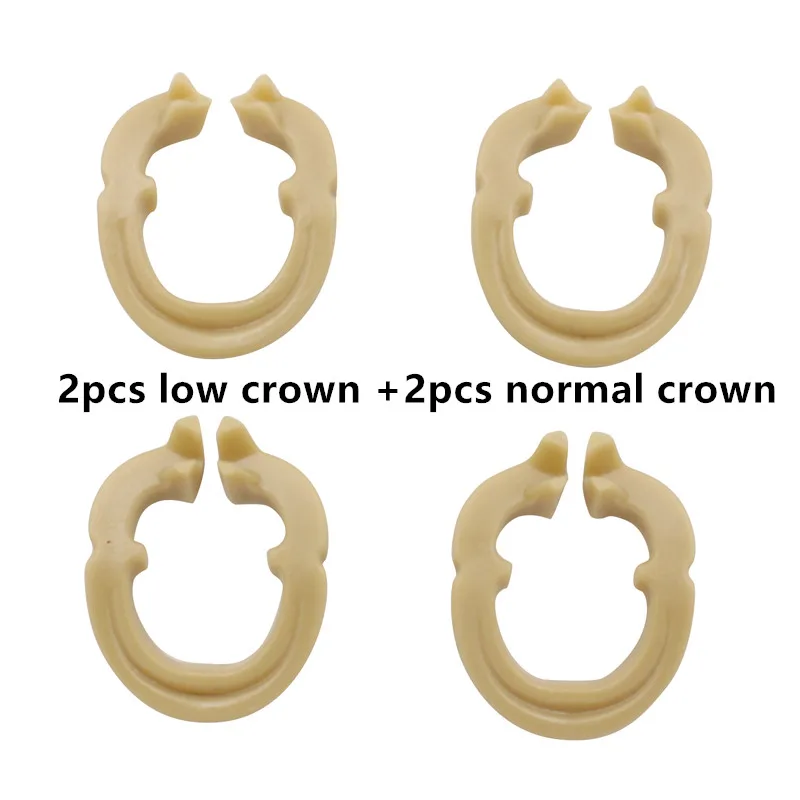 4Pcs A Set Most Popular Dental Rubber Dam Clamps Rubber Barrier Clip Resin Material For Dental Lab Instrument