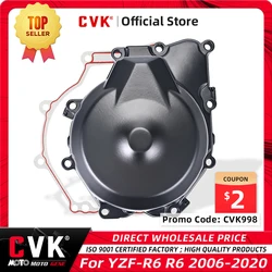 CVK Engine Cover Motor Stator Cover CrankCase Side Cover Shell For YAMAHA YZF-R6 R6 2006 2013 2014 2015 2016 2017 2018 2019 2020