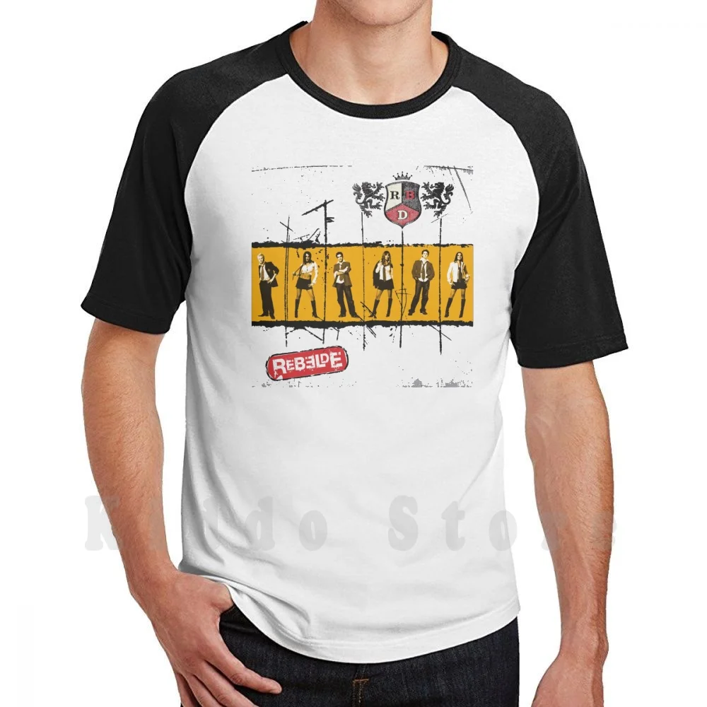 Camiseta Rbd Rebelde para hombre, algodón, S-6xl, Rbd Rebelde, concierto en vivo, Anahi, Dulce María, Maite Perroni, Christian Chavez, Poncho
