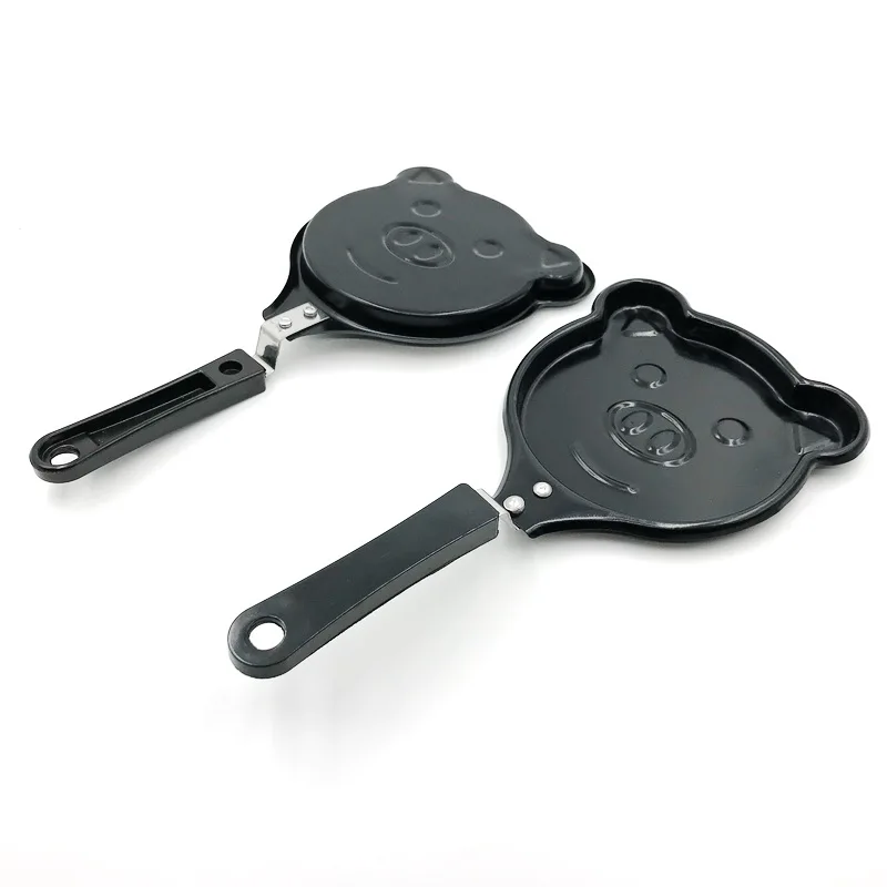 Cartoon Shape Warm Heart Breakfast Omelette Pan Kitchen Tools Mini Pancake Pans Creative Love Small Fried Egg Pan