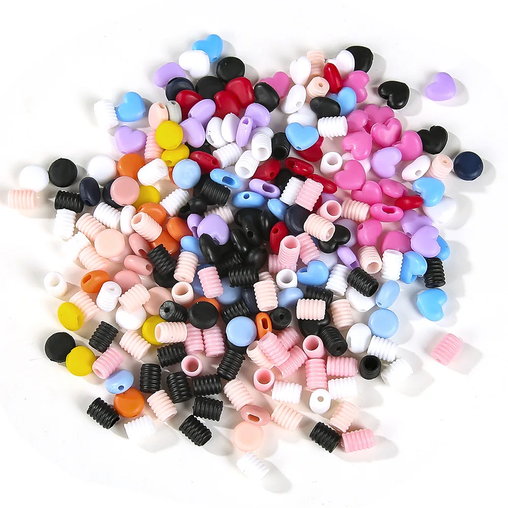 200PCS Mixed Style Adjusted Buttons Face Mask Cord Locks DIY Sewing Elastic Band Stop Drawstring Accessories Flat Back Button