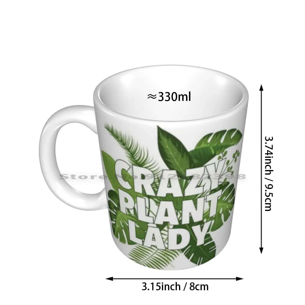 Crazy Plant Lady Ceramic Mugs Coffee Cups Milk Tea Mug Plants Gardening Crazy Plant Lady Plant Lady Indoor Plants Monstera