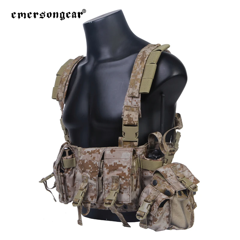 Emersongear Tactical LBT 1961A-R Chest Rig Magazine Pouch For Hunting Vest Plate Carrier Airsoft CS Game Shooting Outdoor Combat