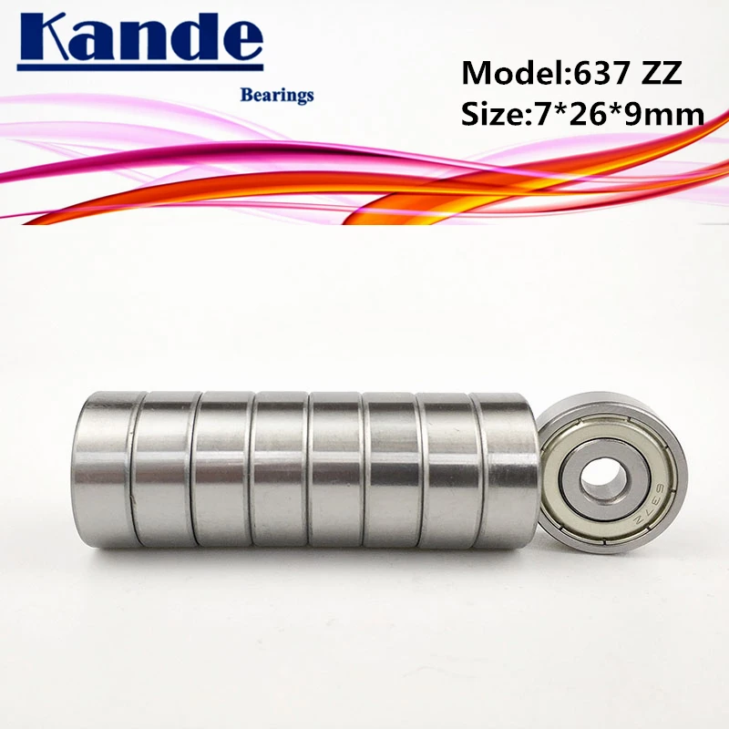 637ZZ ABEC-1  ABEC-3 ABEC-5 637ZZ  Miniature Deep Groove 637 Ball Bearing 7x26x9mm  637-2Z